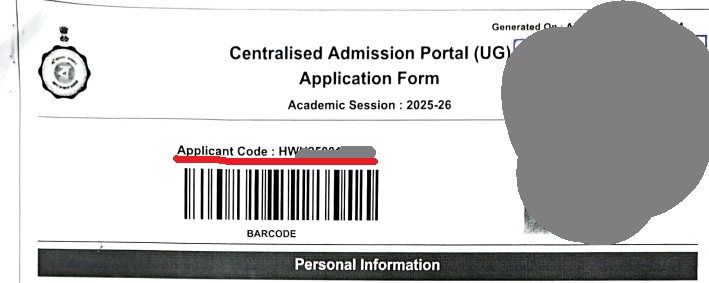 Sample form